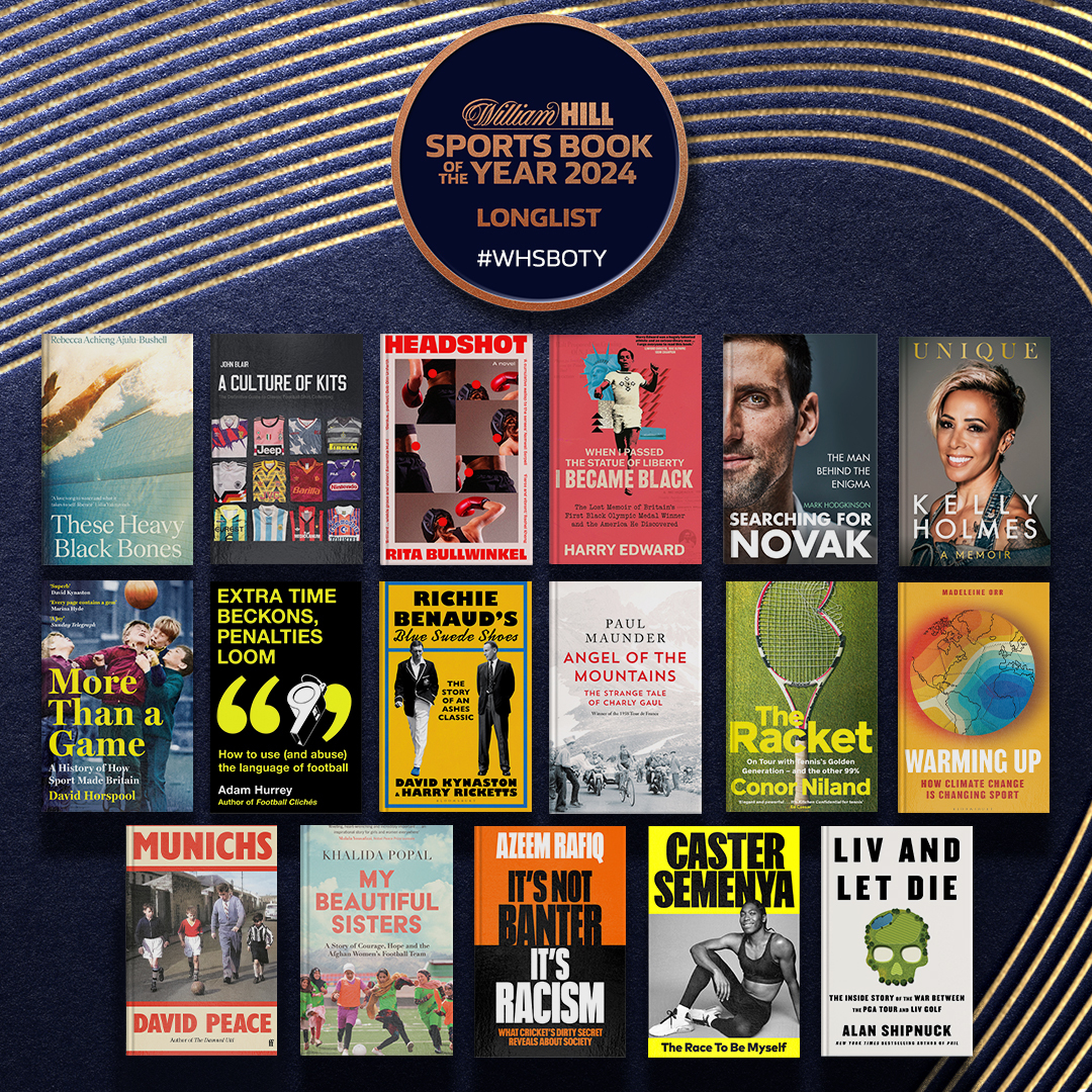 Longlist announced for The William Hill Sports Book of the Year Award 2024!